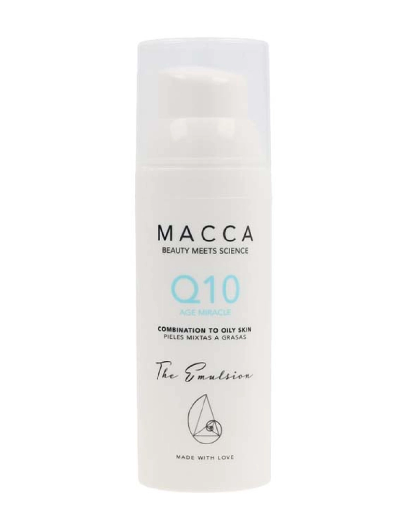 Macca - Q10 Age Miracle Emulsion Combination To Oily Skin 50 Ml