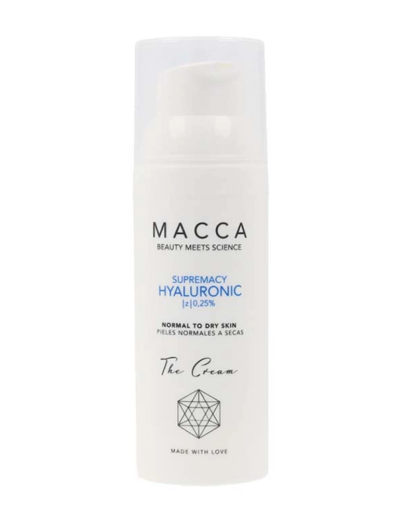 Macca - Supremacy Hyaluronic Z 0,25% Creme Normal To Dry Skin 50Ml