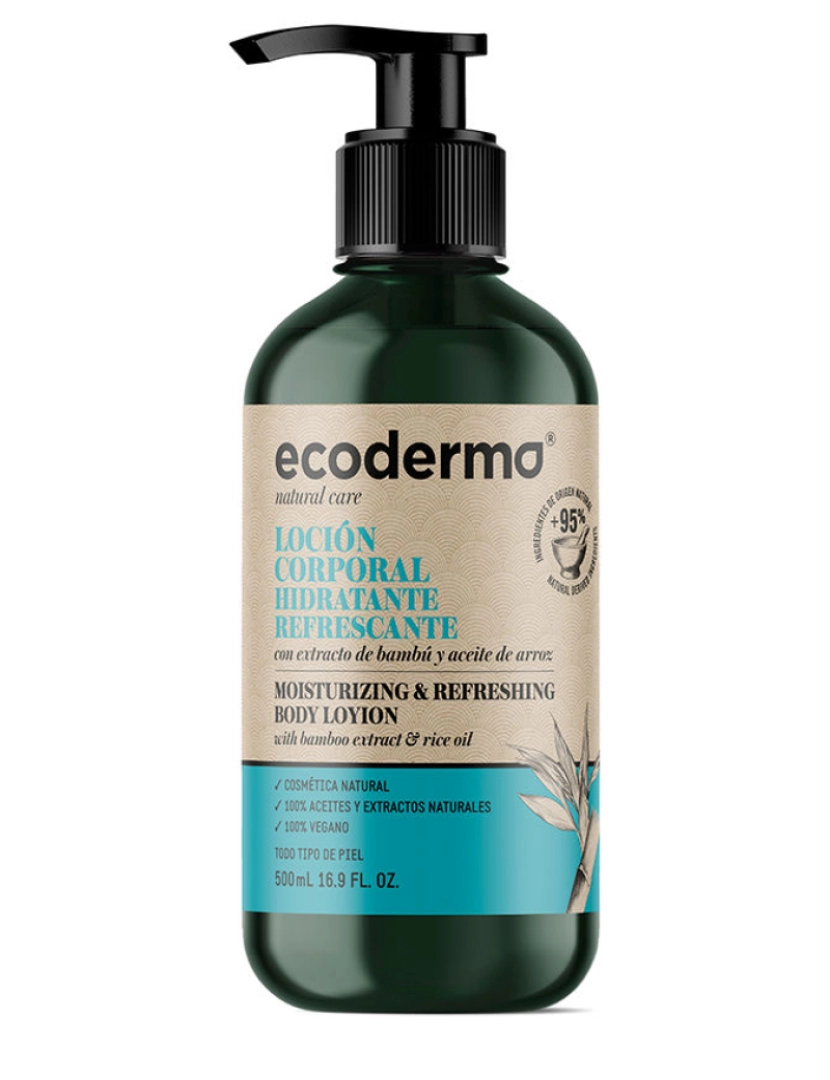 Ecoderma - Loción Corporal Hidrata Y Refresca Ecoderma 500 ml