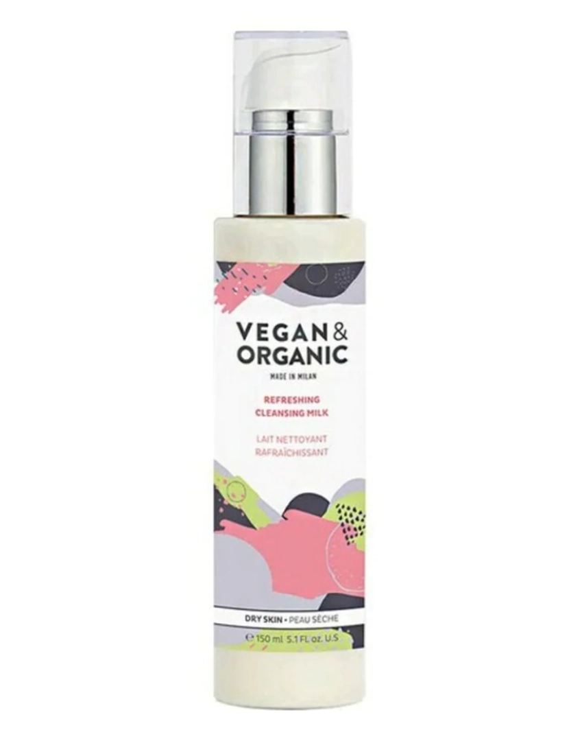 Vegan & Organic - Refreshing Cleansing Milk Dry Skin Vegan & Organic 150 ml