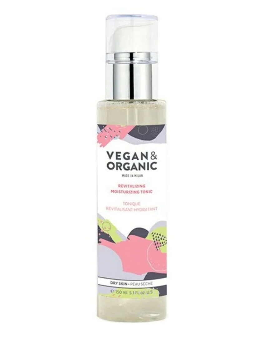 Vegan & Organic - Revitalizing Moisturizing Tonic Dry Skin Vegan & Organic 150 ml