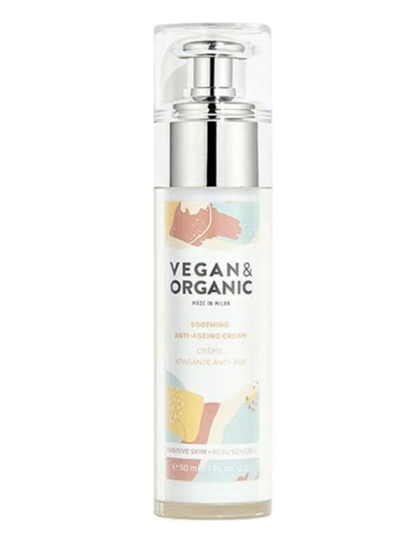 imagem de Soothing Anti-ageing Cream Sensitive Skin Vegan & Organic 50 ml1