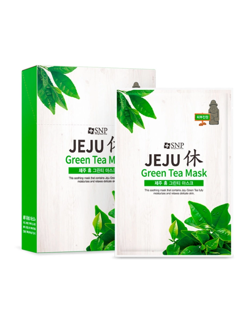 imagem de Jeju Green Tea Mask Snp 20 ml1