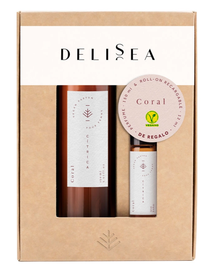 Delisea - Coral Vegan Eau Parfum Lote Delisea 2 pz