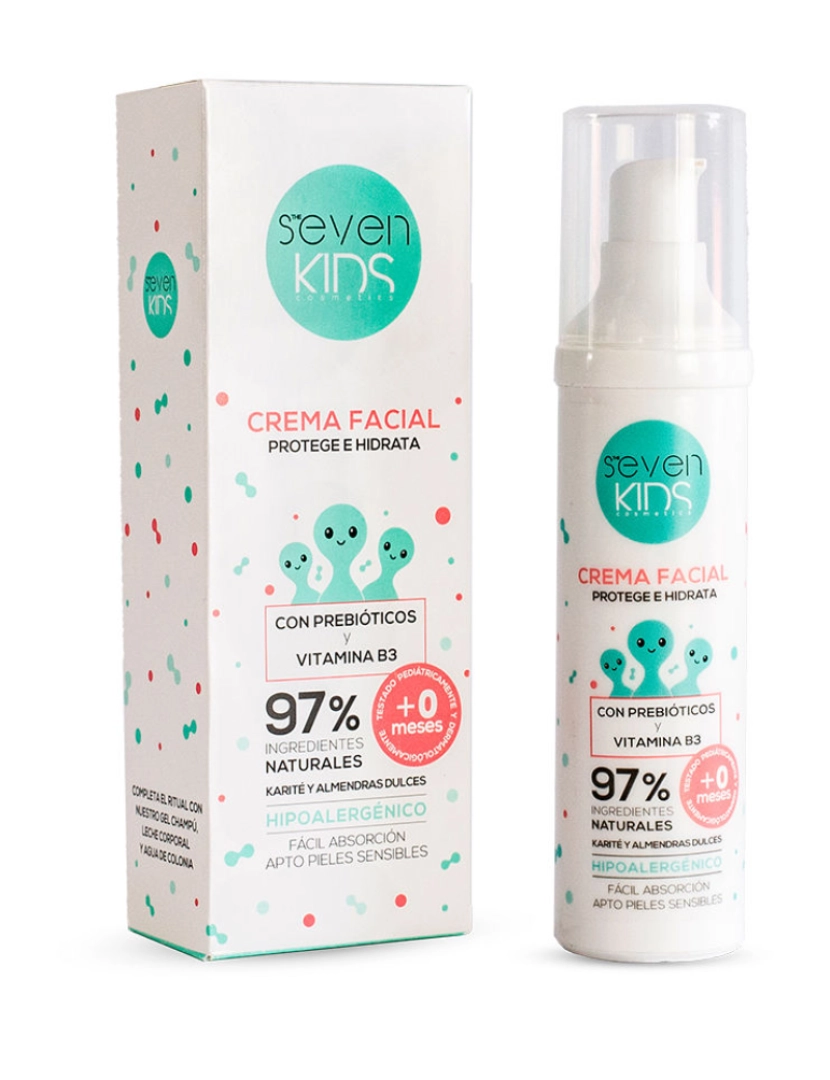 Seven Kids - Seven Kids Crema Facial Protege E Hidrata Seven Kids 50 ml