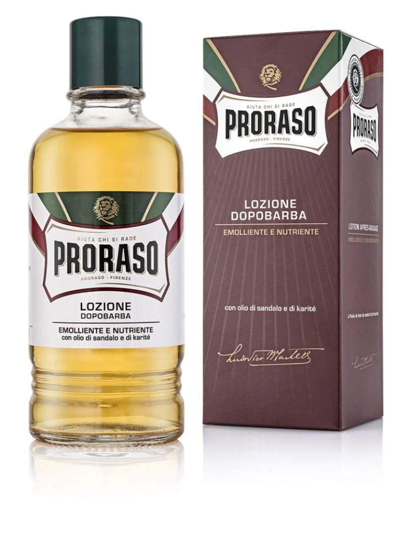 Proraso - Profesional After Shave Loción Con Alcohol Sándalo-karite Proraso 400 ml
