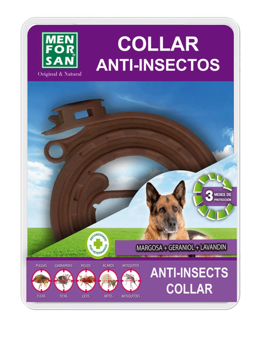 Men For San - Collar Perros Anti-insectos Men For San 60 cm