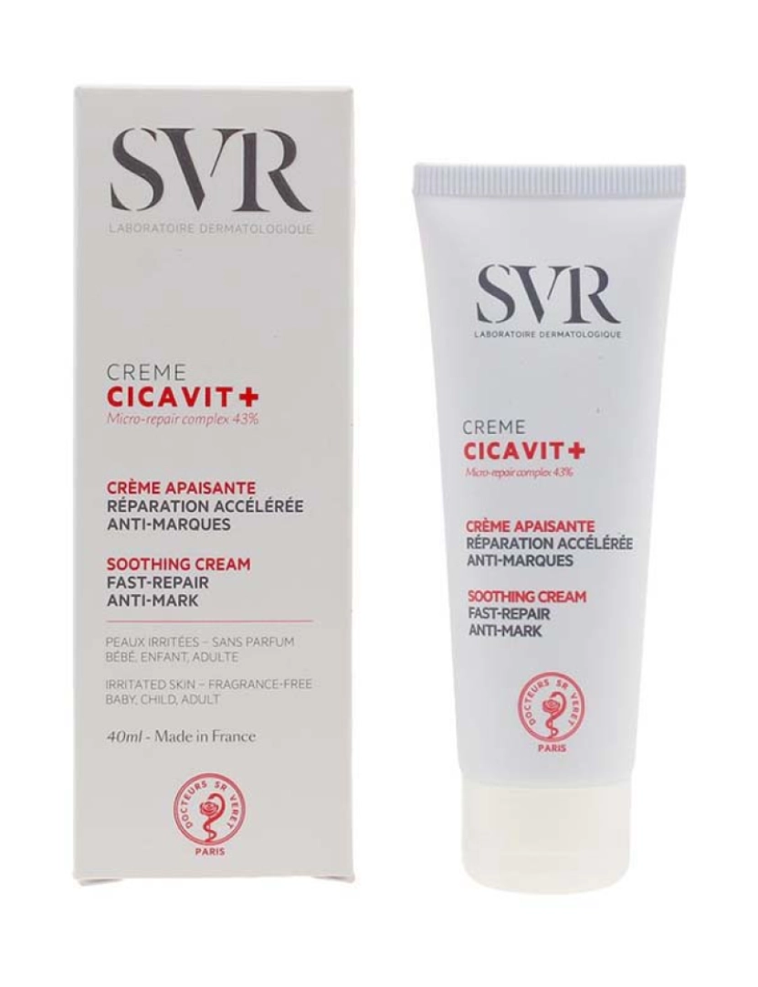 SVR Laboratoire Dermatologique - Cicavit+ Creme 40 Ml