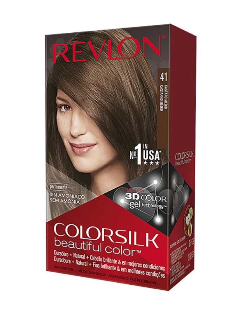 Revlon - Tinta de Cabelo Colorsilk 41-Castanho Medio