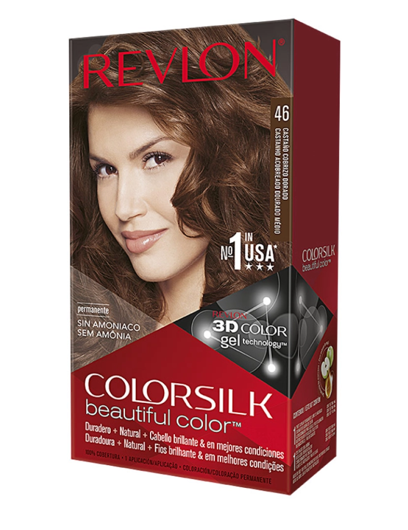 Revlon Mass Market - Colorsilk Tinte #46-castaño Cobrizo Dorado Revlon Mass Market