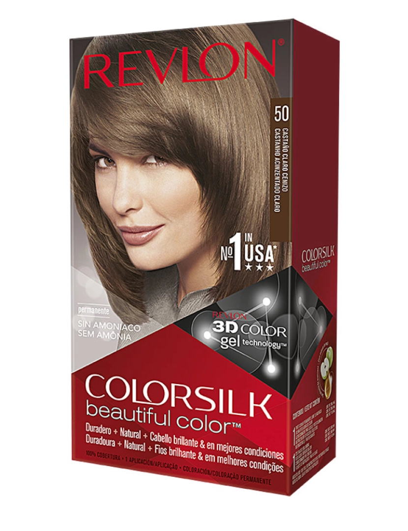 Revlon Mass Market - Colorsilk Tinte #50-castaño Claro Cenizo Revlon Mass Market
