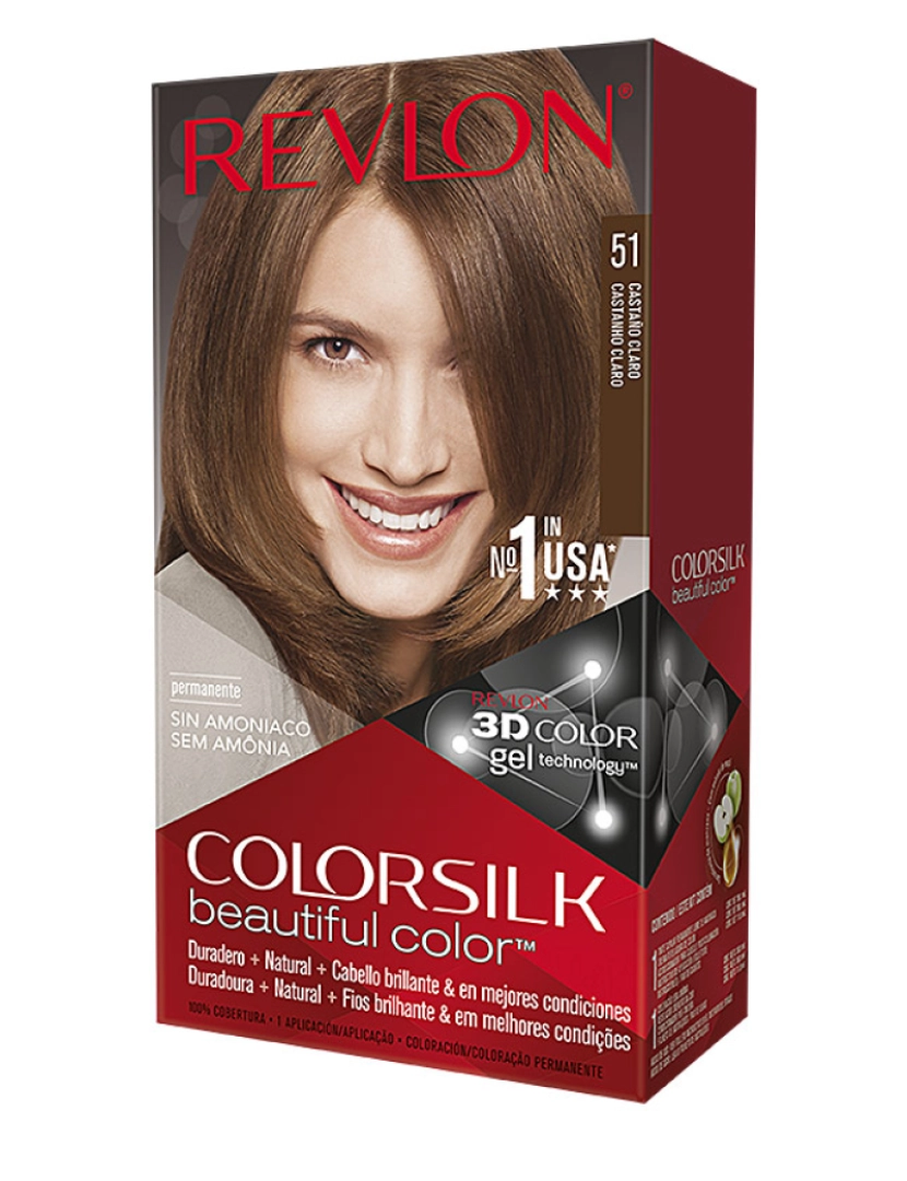 Revlon Mass Market - Colorsilk Tinte #51-castaño Claro Revlon Mass Market
