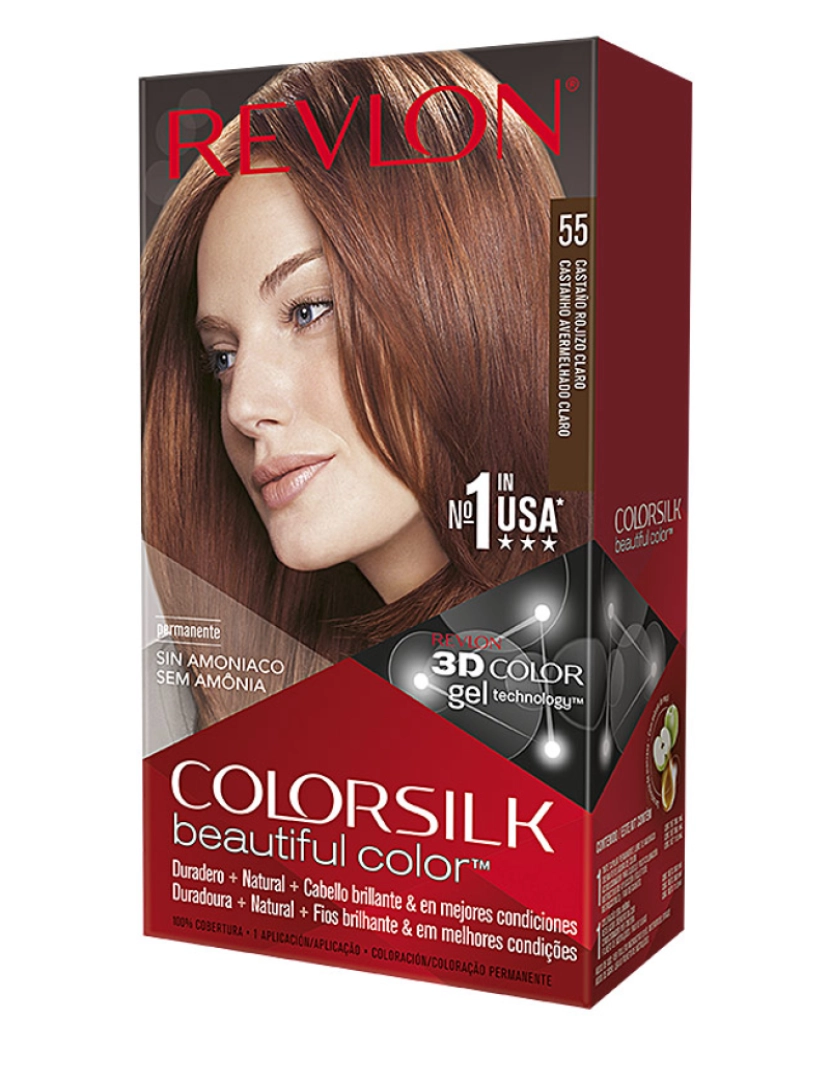 Revlon Mass Market - Colorsilk Tinte #55-rojizo Claro Revlon Mass Market