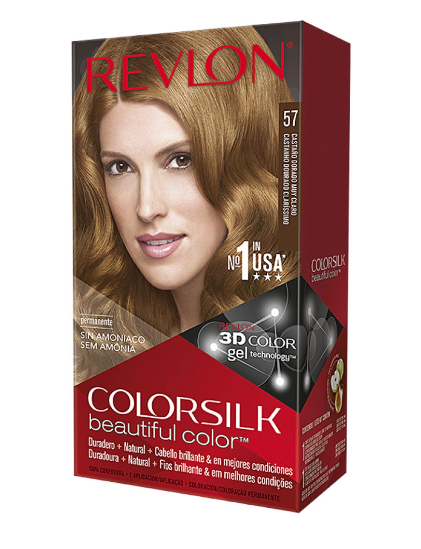 Revlon Mass Market - Colorsilk Tinte #57-castaño Dorado Muy Claro Revlon Mass Market