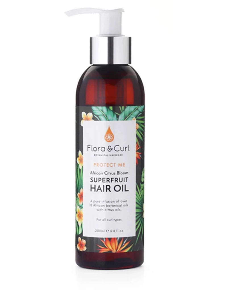 imagem de Protect Me African Citrus Superfruit Hair Oil Flora And Curl 200 ml1
