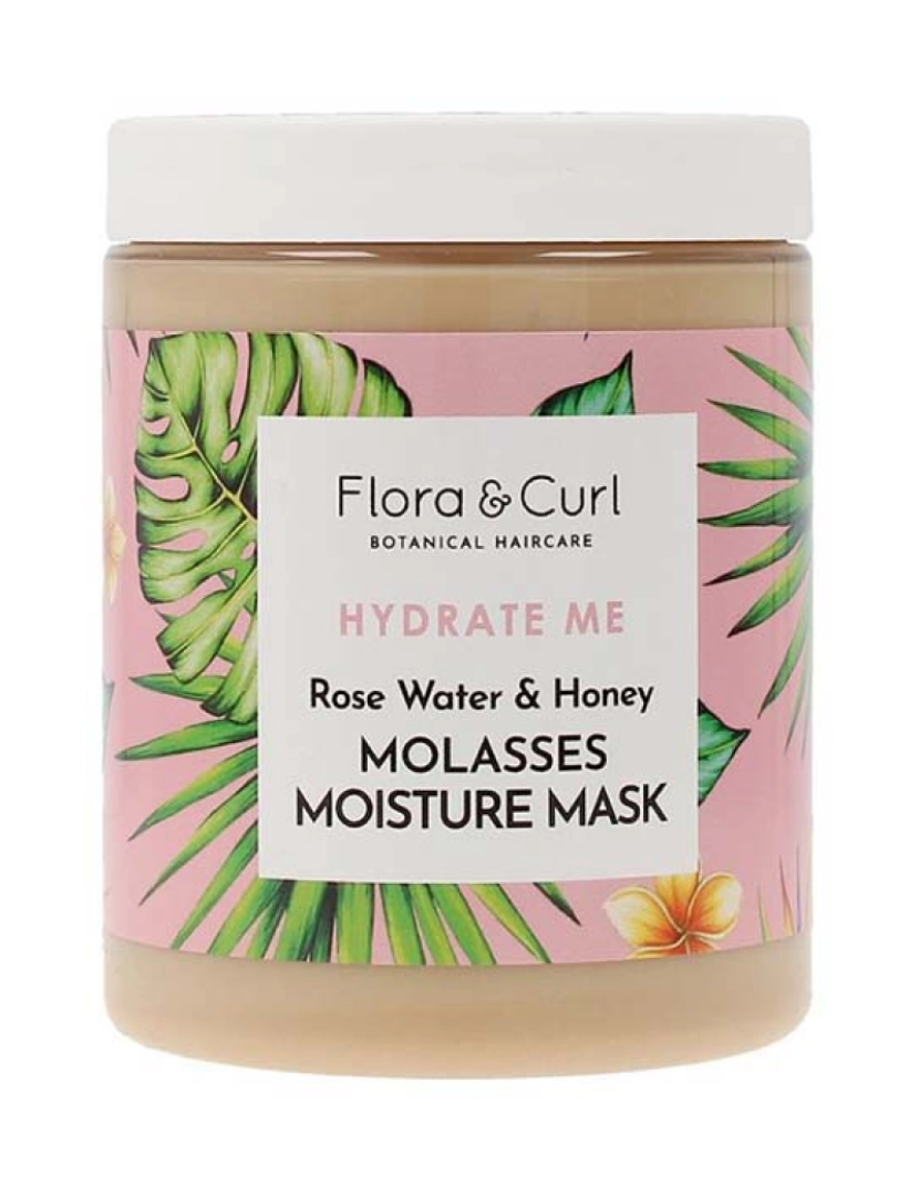 Flora and curl - Máscara Hidratante De Água De Rosas E Mel Hydrate Me  300 Ml