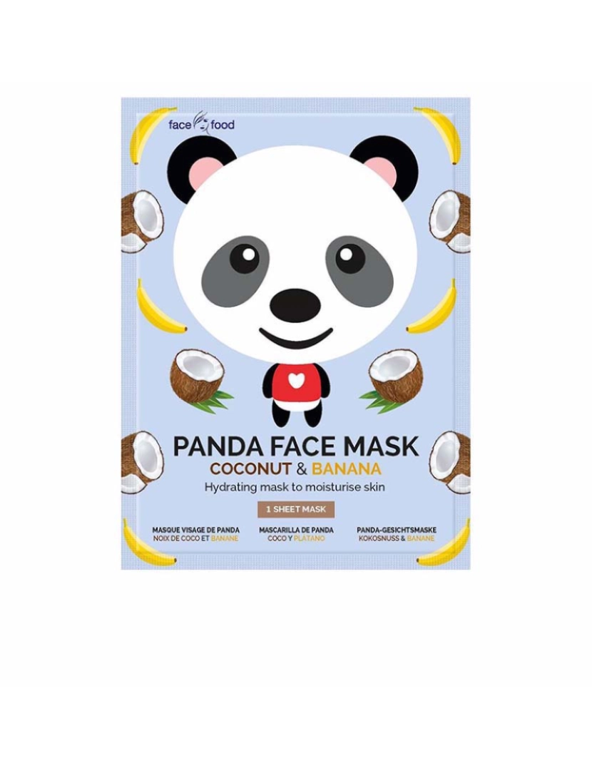 7th Heaven - Animal Panda Máscara Facial 1 U