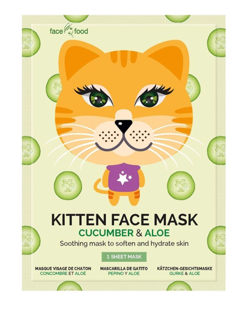 imagem de Animal Kitten Face Mask 7th Heaven1