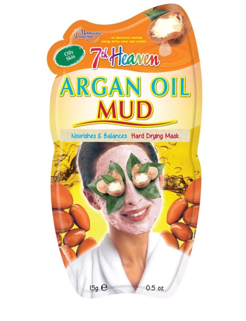 7th Heaven - Mud Argan Oil Mask 15 Gr 15 g