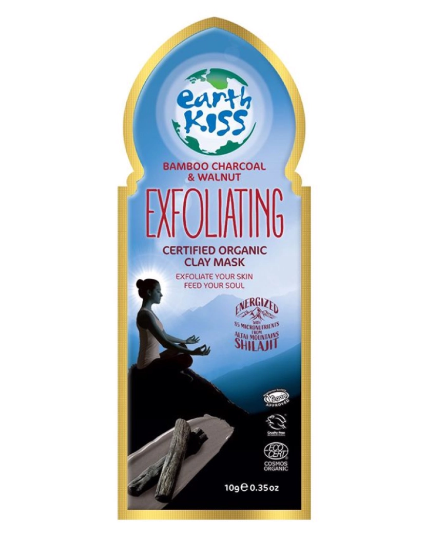 Earth Kiss - Exfoliating Certified Organic Clay Mask Earth Kiss 10 ml