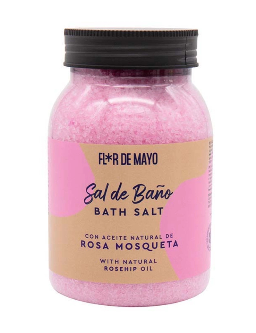 Flor De Mayo - Sal De Banho Rosa Mosqueta 650 Gr