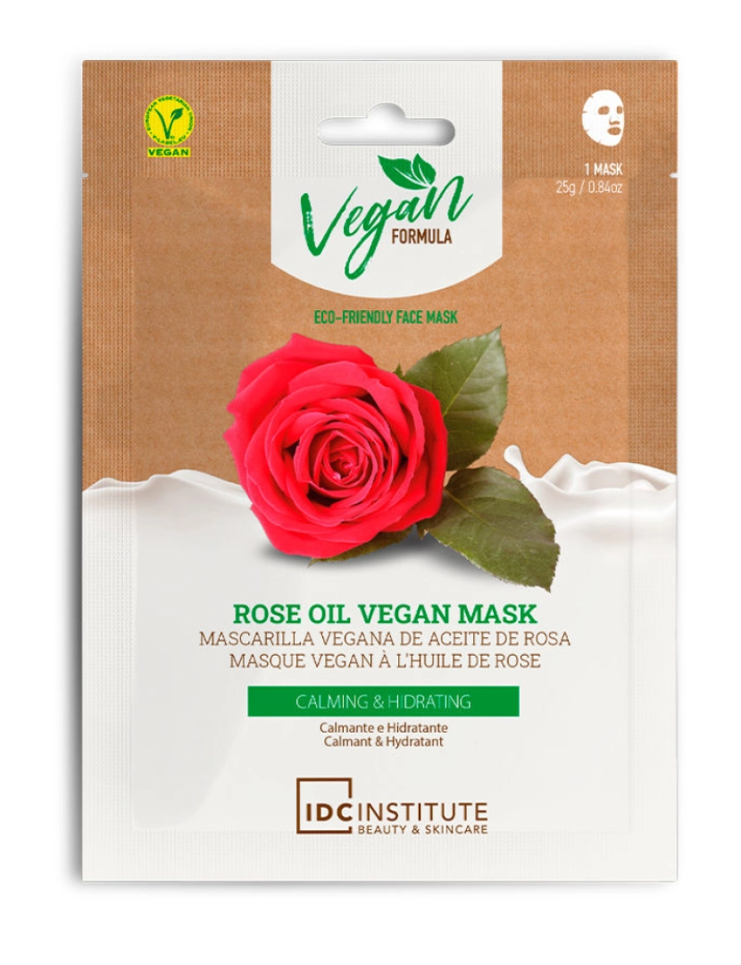 IDC Institute - Mascarilla Facial Vegana De Aceite De Rosa 25 Gr 25 g