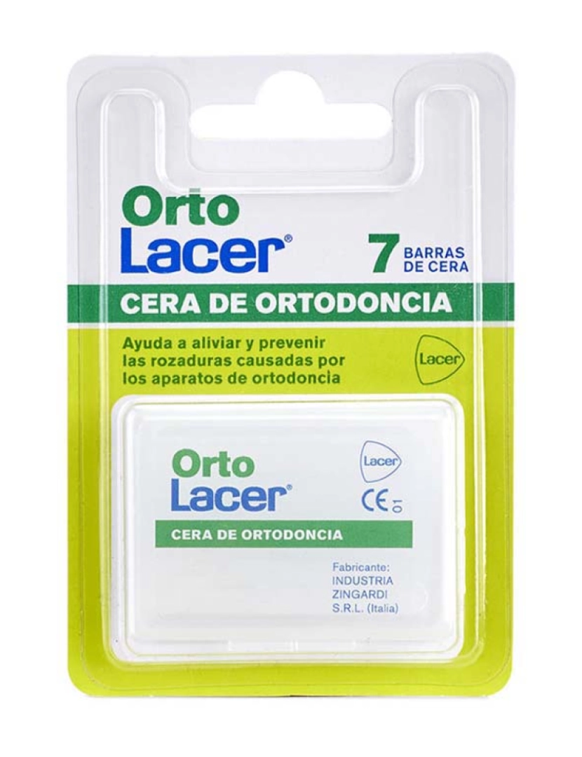 Lacer - Cera Ortolacer Para La Ortodontia Protectora De Rozaduras 7 Barritas