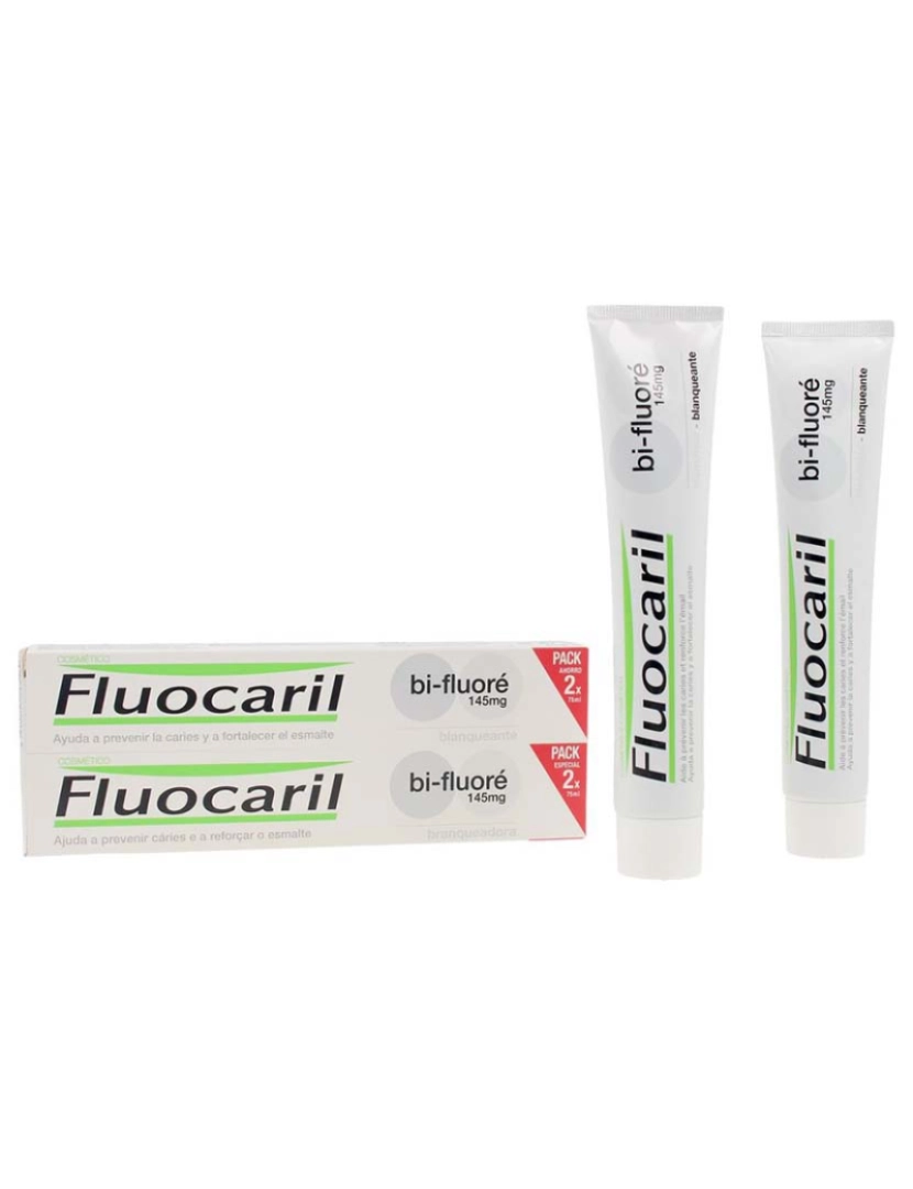 Fluocaril - Creme Dental Clareador Bi-Fluoré 145Mg 2 X 75 Ml