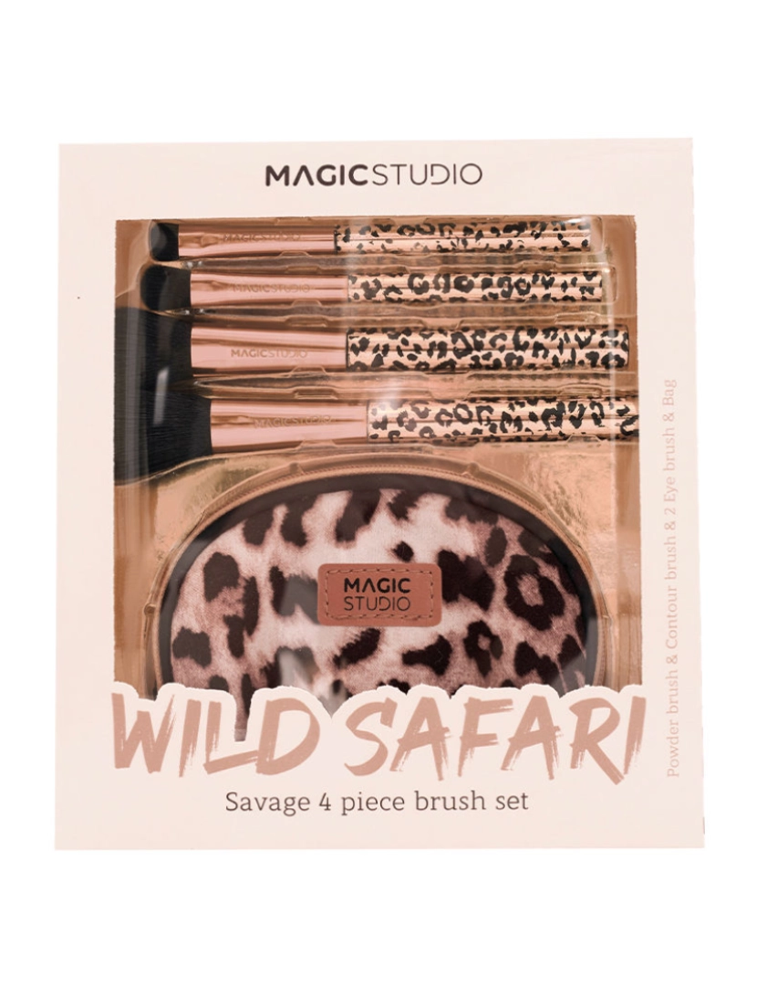 Magic Studio - Wild Safari Savage Brush Coffret Magic Studio 5 pz
