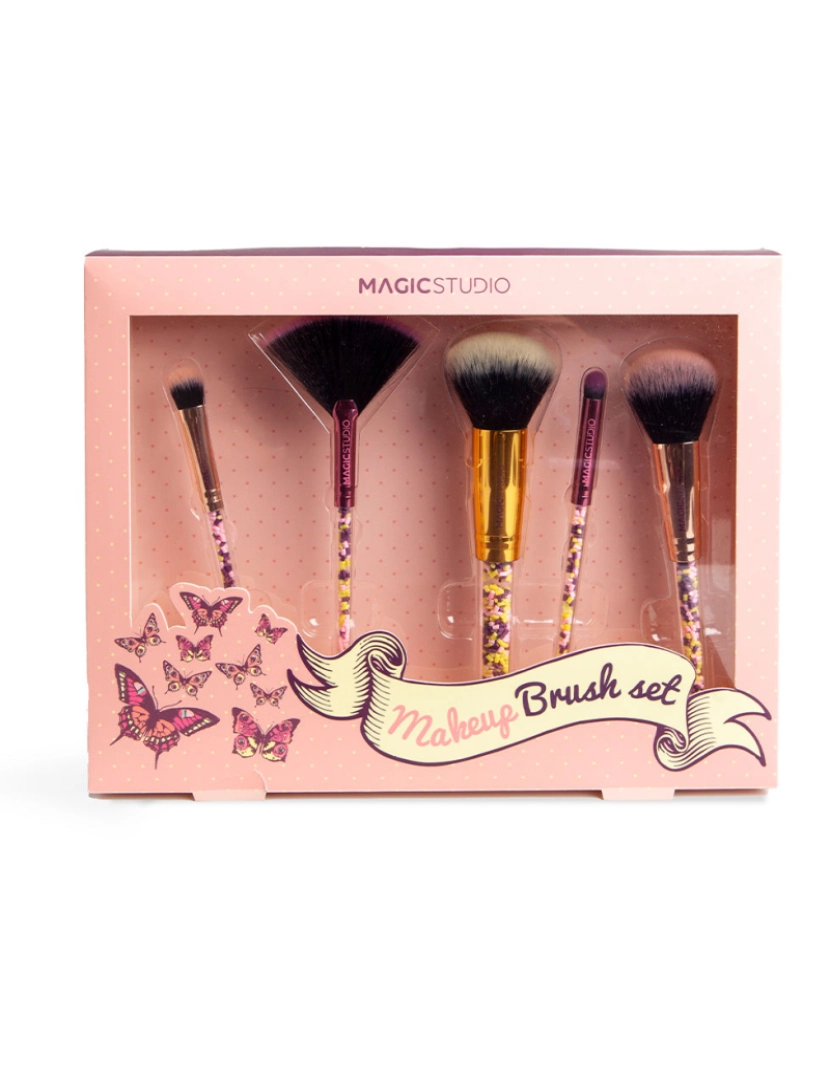 Magic Studio - Pin Up Makeup Brush Coffret Magic Studio 5 pz