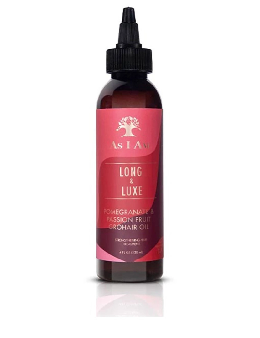 imagem de Long And Luxe Pomegranate & Passion Fruit Grohair Oil As I Am 120 ml1