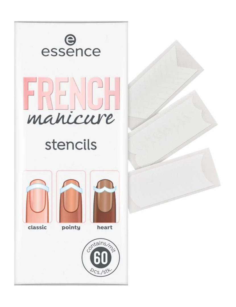 imagem de French Manicure Guías Para Uñas Essence1