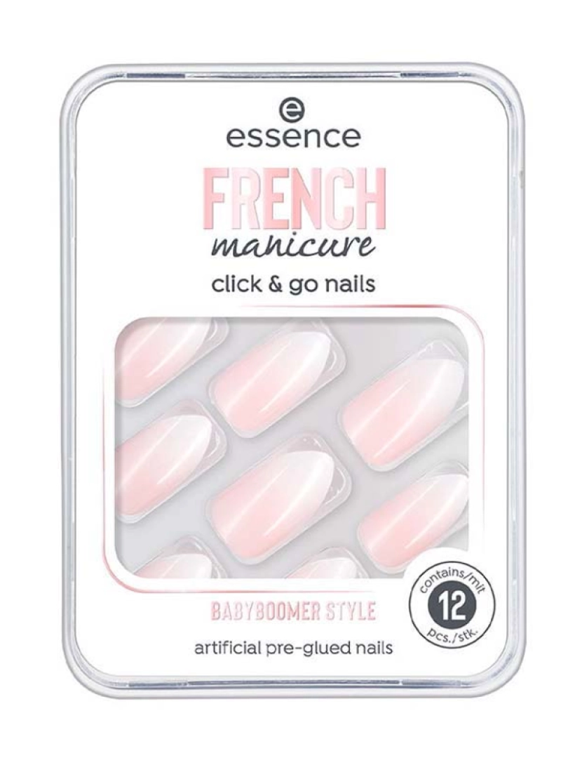 Essence - French Manicure Click & Go Nails Unhas Artificiales #02-Babyboomer Style