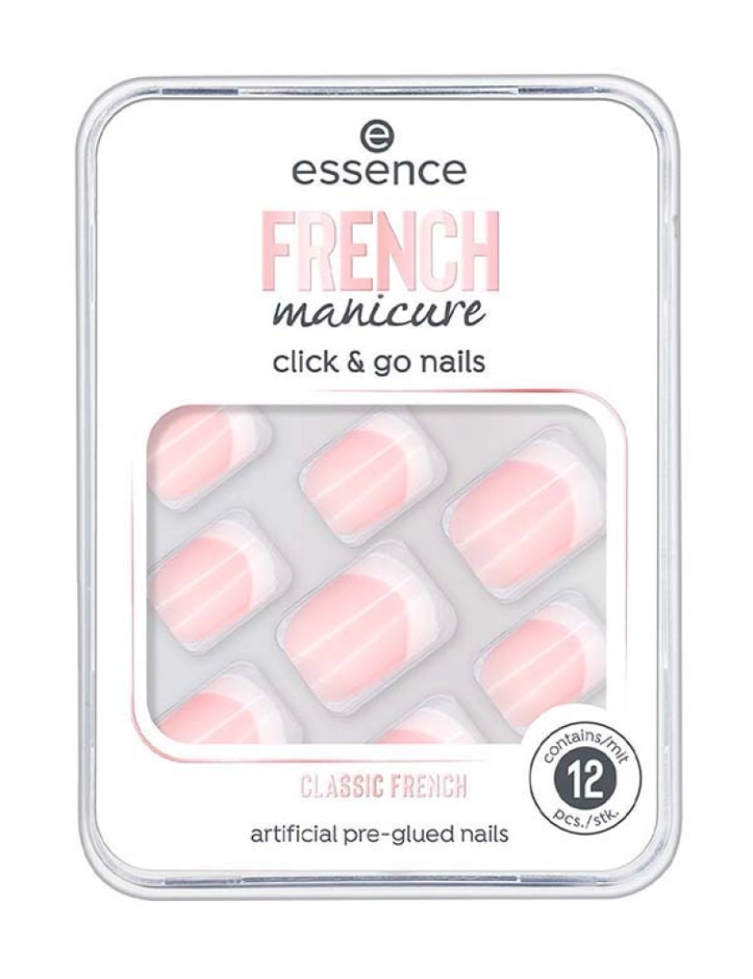 Essence - French Manicure Click & Go Nails Unhas Artificiales #01-Classic French