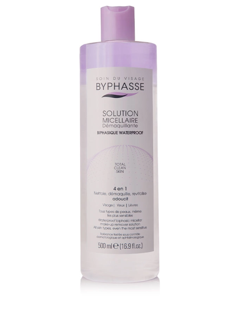 Byphasse - Solución Micelar Desmaquillante Bifásica Waterproof Byphasse 500 ml