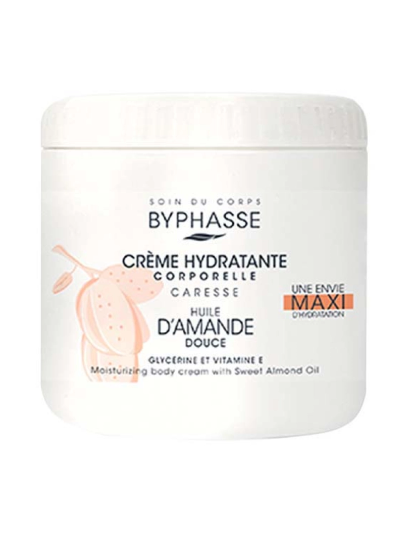 Byphasse - Creme Hidratante Corporal #Amêndoas Doces 500 Ml