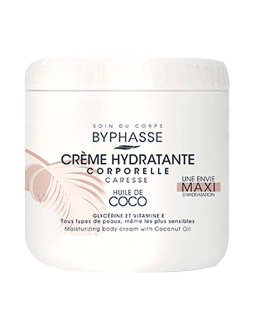 Byphasse - Creme Hidratante Corporal #Óleo De Coco 500 Ml