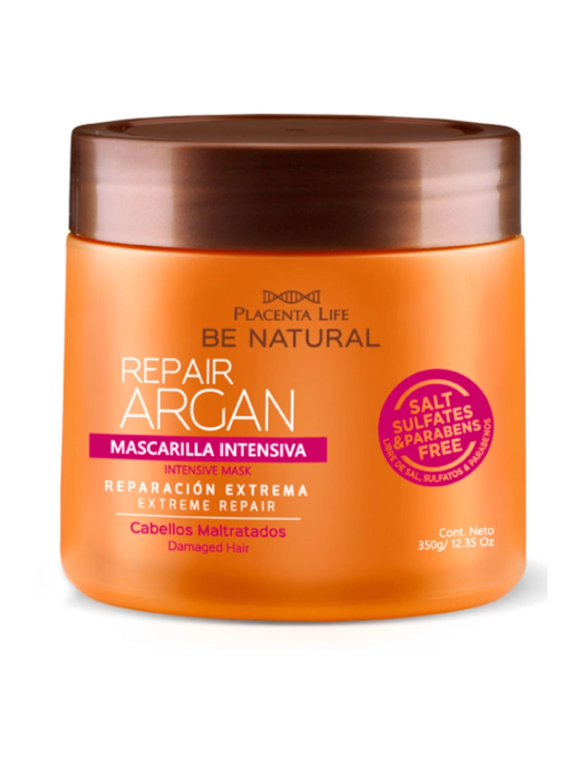 Be Natural - Mascarilla Repair Argán 350 Gr 350 ml