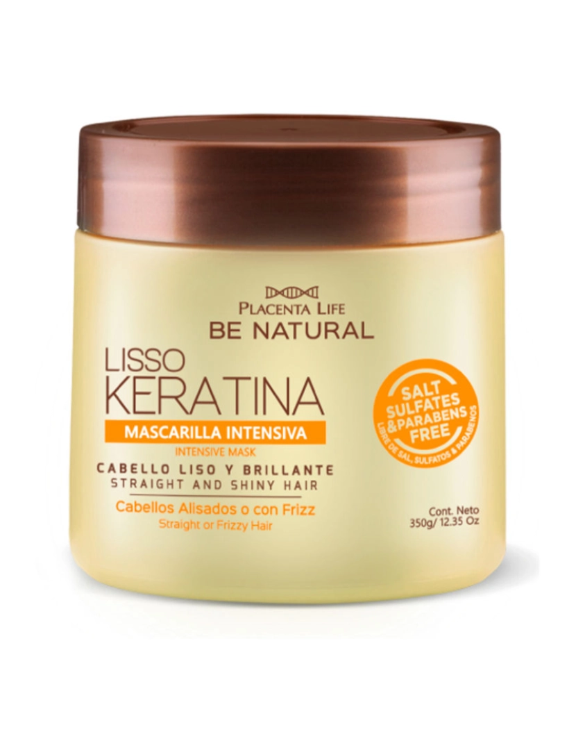 Be Natural - Mascarilla Lisso Keratina 350 Gr 350 ml