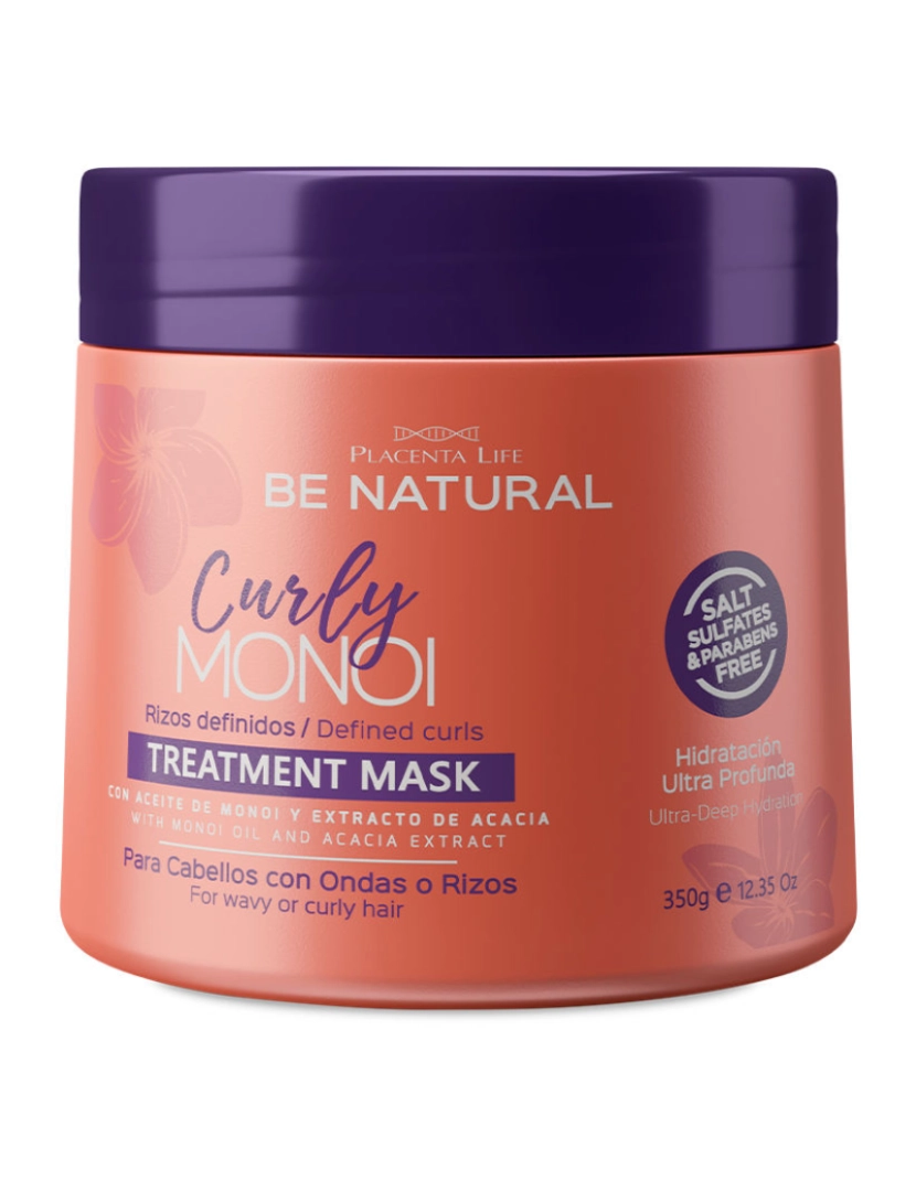 Be Natural - Mascarilla Curly Monoi 350 Gr 350 g