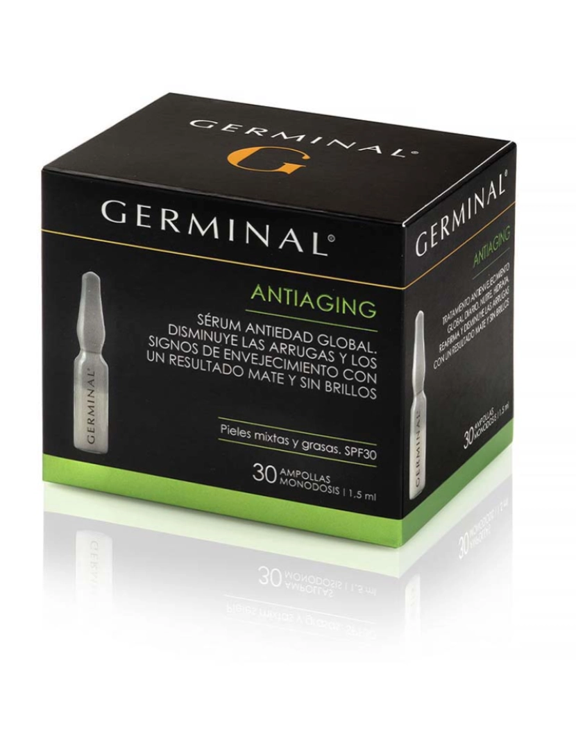 Germinal - Ampolas Ação Antiaging Peles Mistas e Oleosas 30 X 1,5 Ml
