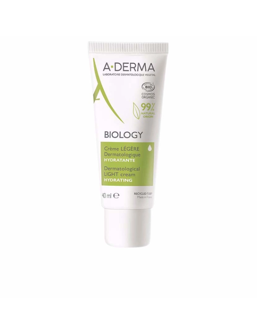 A-Derma - Creme Hidratante Ligero Biology  40 Ml