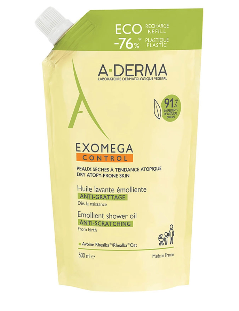 A-Derma - Exomega Control Aceite Eco-recambio A-derma 500 ml