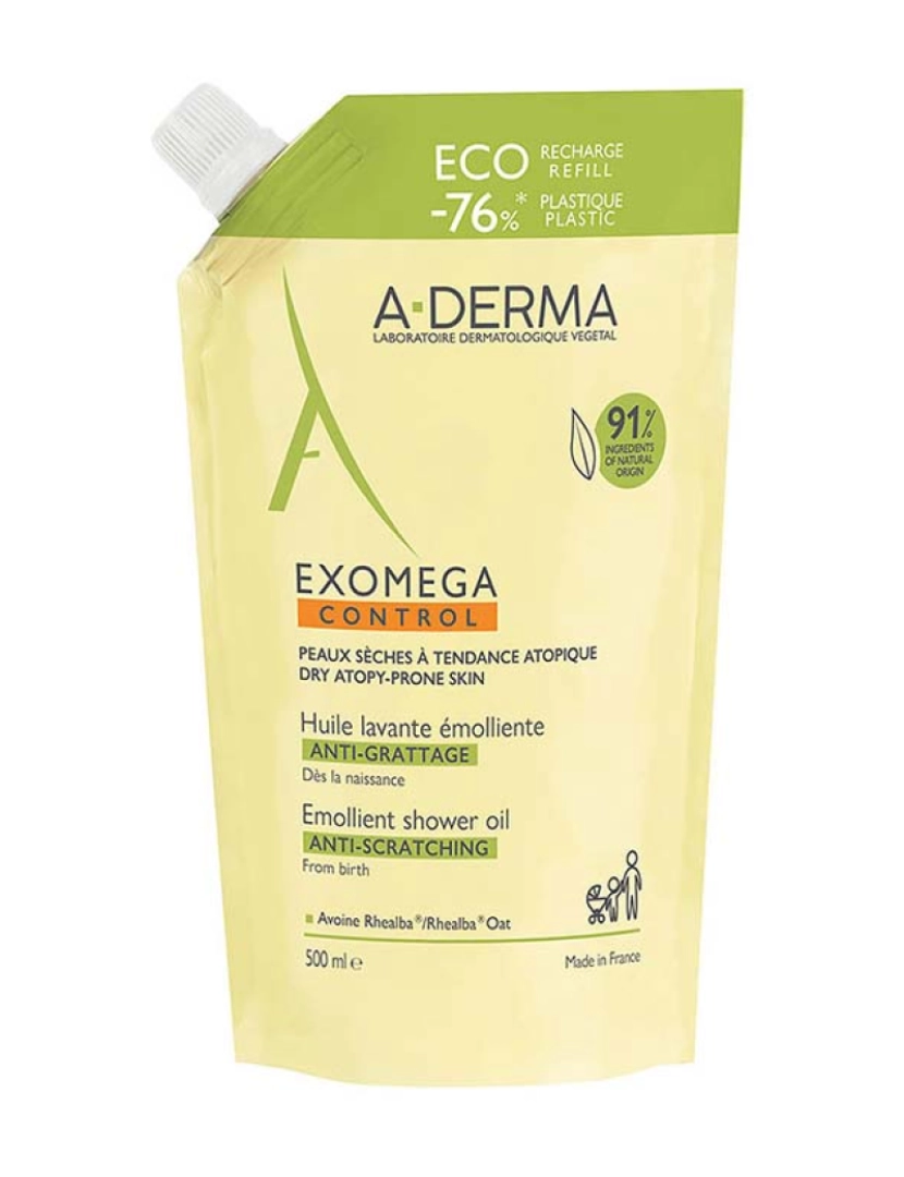 A-Derma - Exomega Control Óleo Eco-Recambio