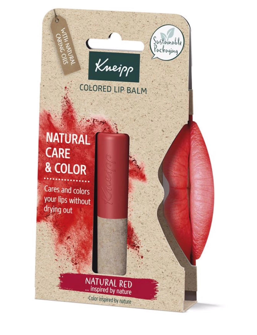 Kneipp - Colored Lip Balm #natural Red 3,5 g