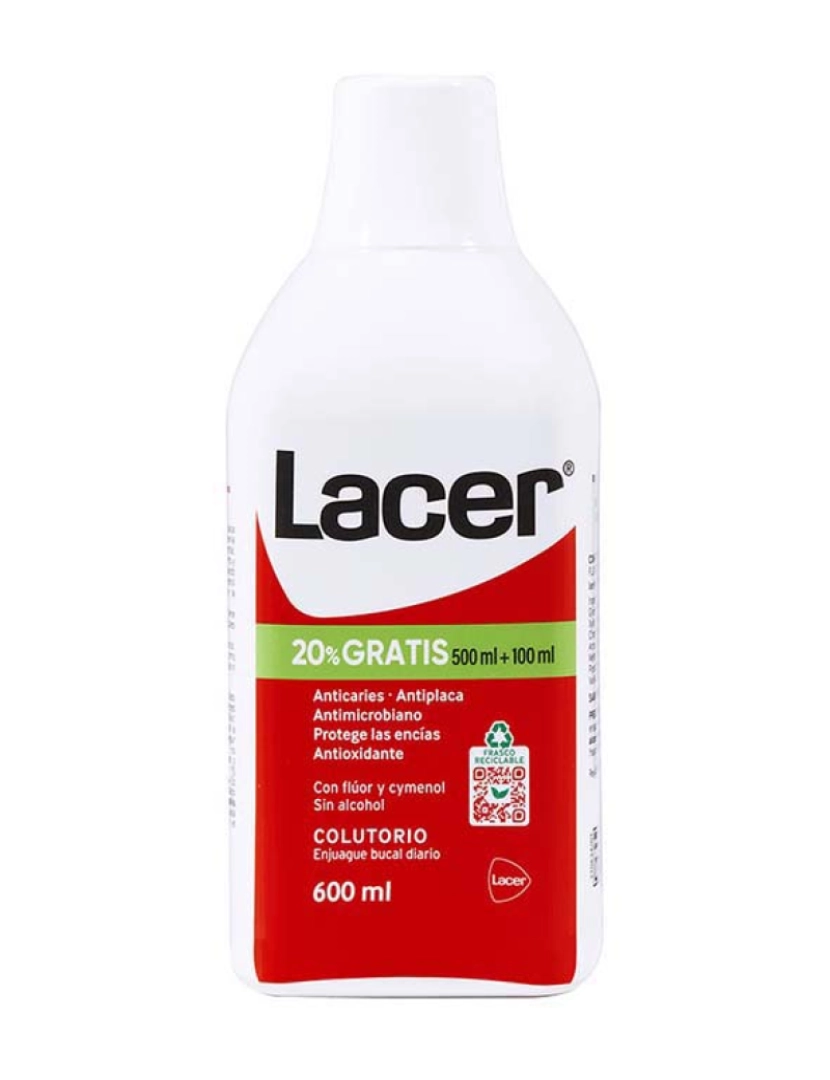 Lacer - COLUTORIO enjuage bucal diario 600 ml