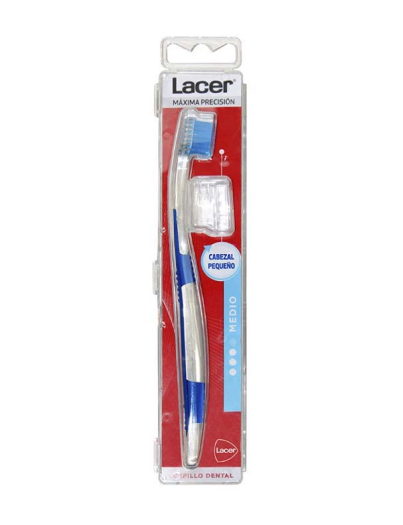 Lacer - Escova Dental Medium Con Cabezal Pequeño