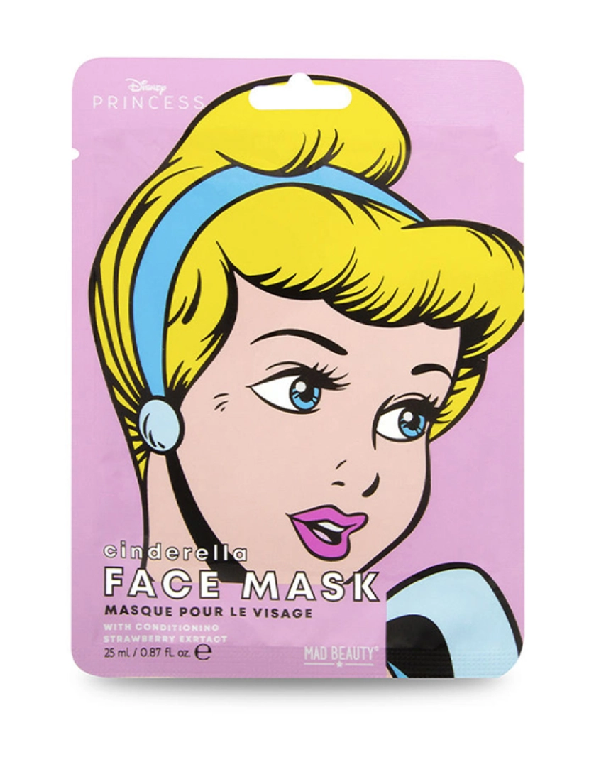 MAD BEAUTY - Disney Pop Máscara Facial Cenicienta 25 Ml
