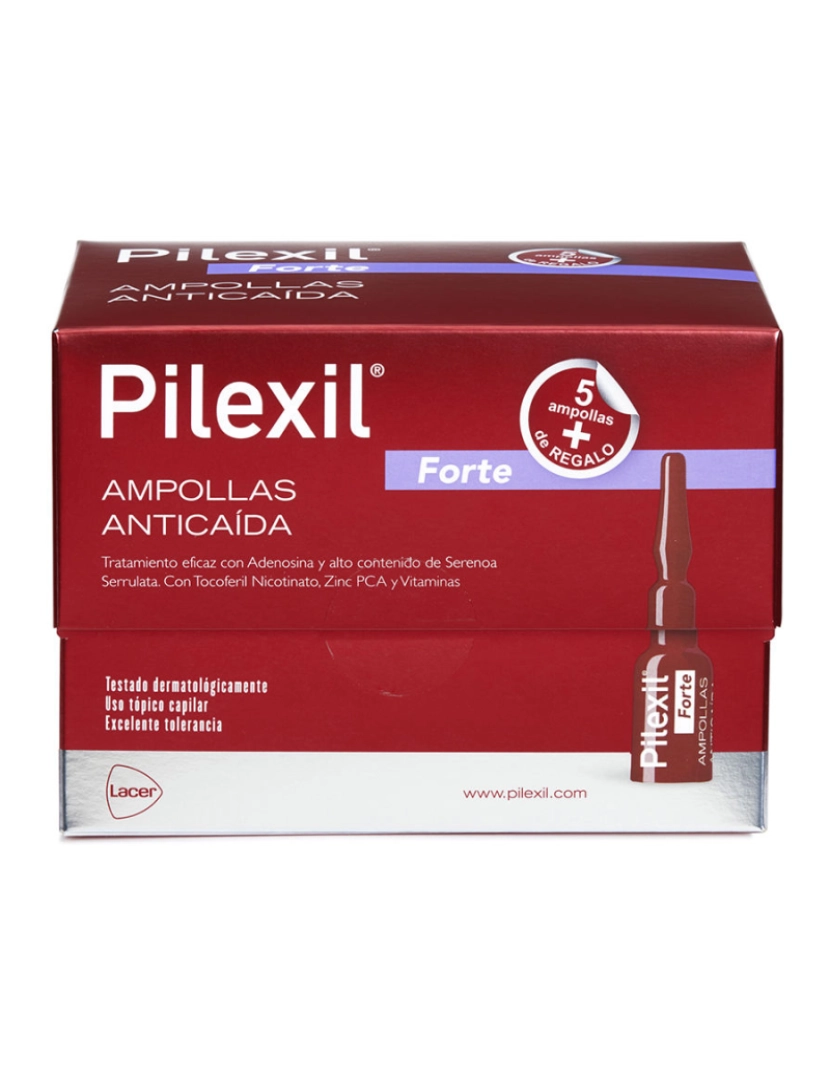 Pilexil - Pilelxil Forte Ampollas Anticaída 20 X Pilexil 5 ml