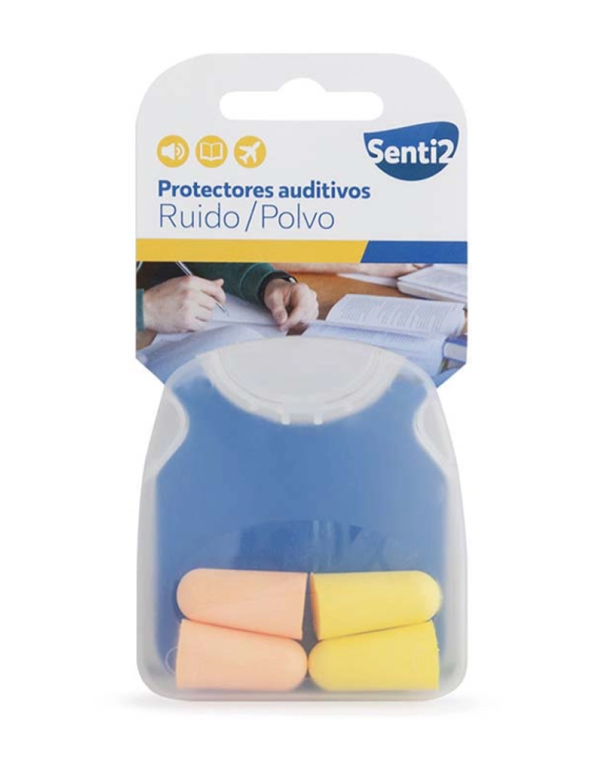 Senti2 - PROTECTORES AUDITIVOS ruido & polvo 4 u